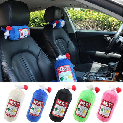 Car Supplies Pillow and Waist Cushion Headrest Set