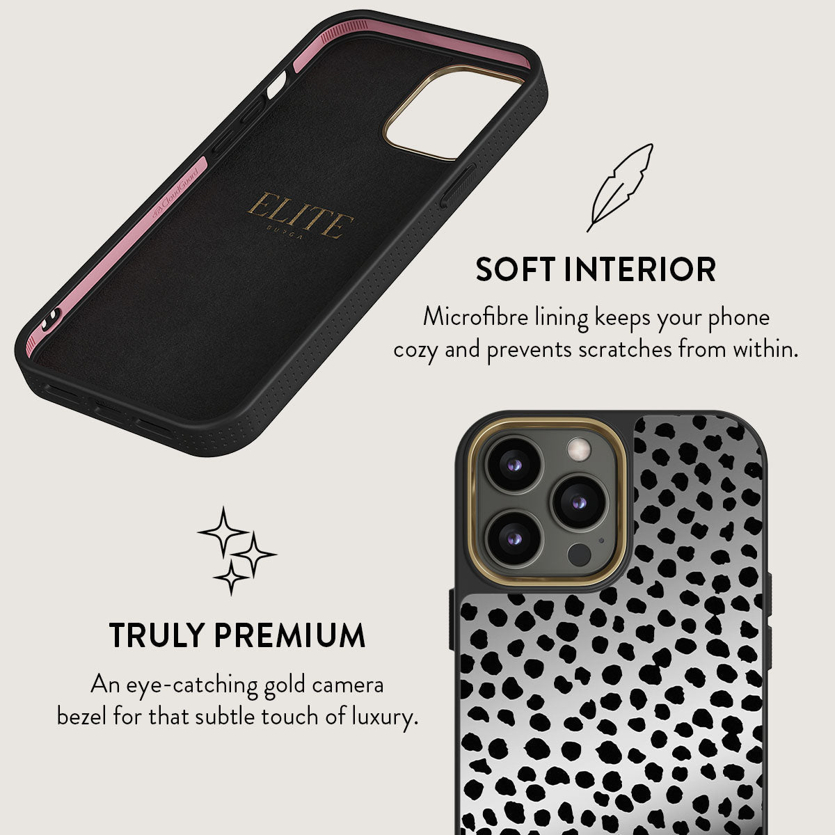 Almond Latte - Cute iPhone 13 Pro Case