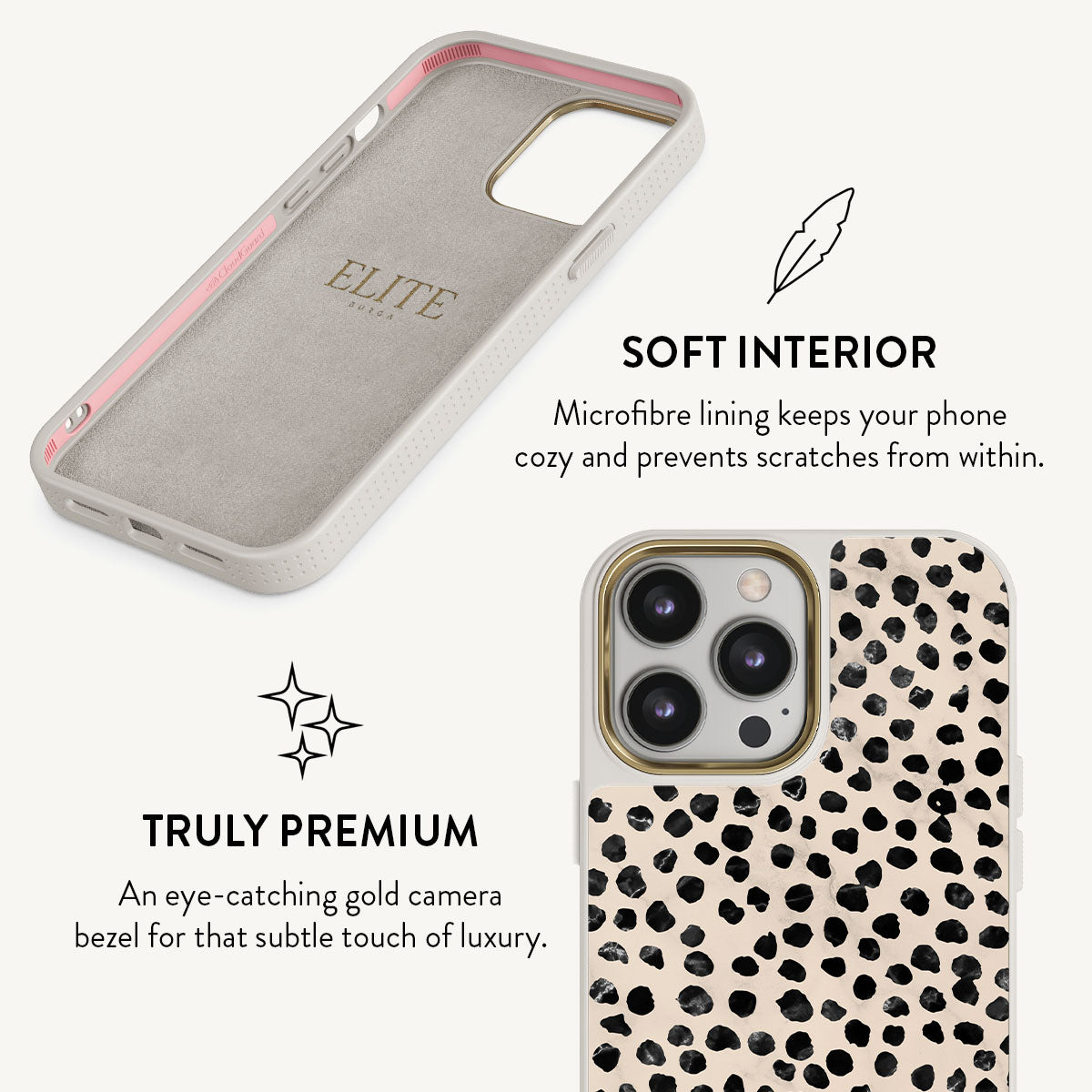 Almond Latte - Cute iPhone 13 Pro Max Case