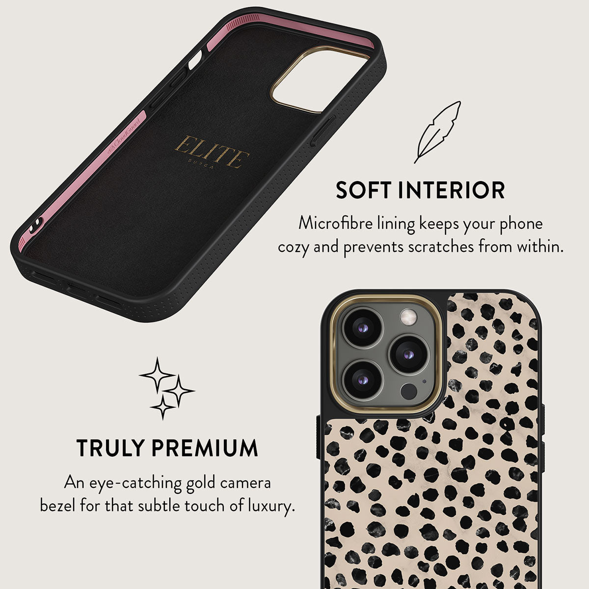 Almond Latte - Cute iPhone 13 Pro Max Case