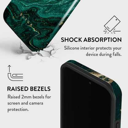 Emerald Pool - Elegant iPhone 13 Pro Case