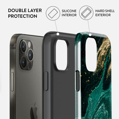 Emerald Pool - Elegant iPhone 12 Pro Max Case