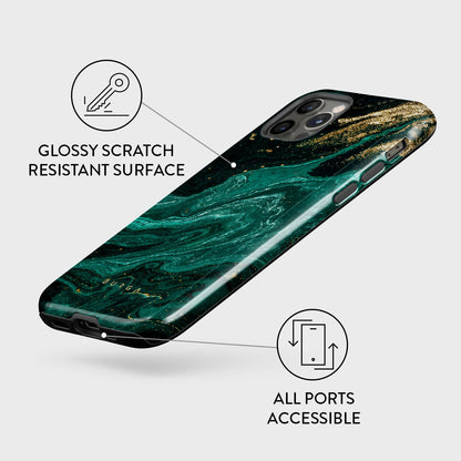 Emerald Pool - Elegant iPhone 12 Pro Max Case