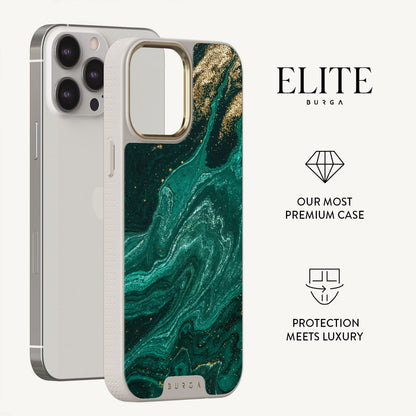 Emerald Pool - Elegant iPhone 13 Pro Max Case