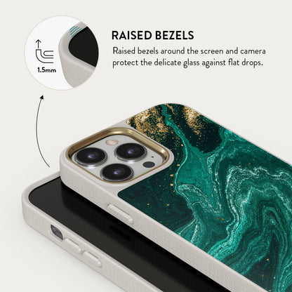 Emerald Pool - Elegant iPhone 13 Pro Max Case