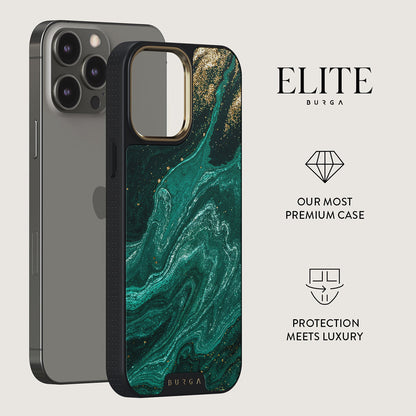 Emerald Pool - Elegant iPhone 13 Pro Max Case