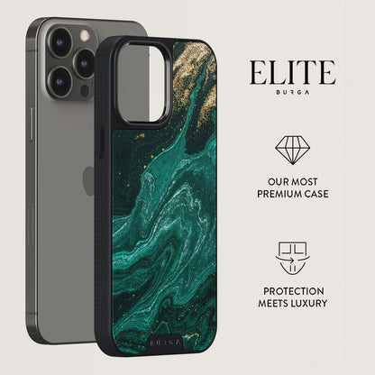 Emerald Pool - Elegant iPhone 13 Pro Max Case