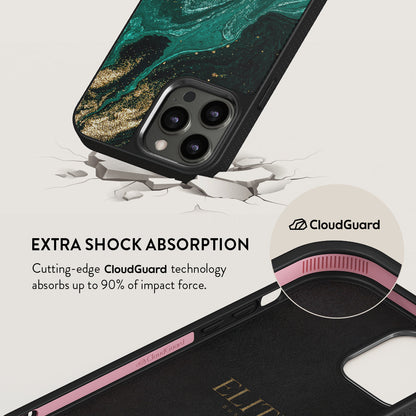 Emerald Pool - Elegant iPhone 13 Pro Case