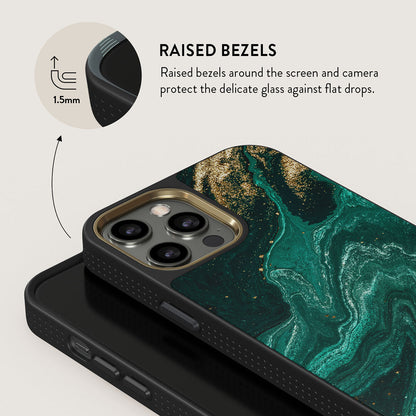 Emerald Pool - Elegant iPhone 12 Pro Max Case