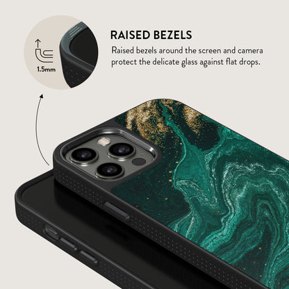 Emerald Pool - Elegant iPhone 12 Pro Max Case