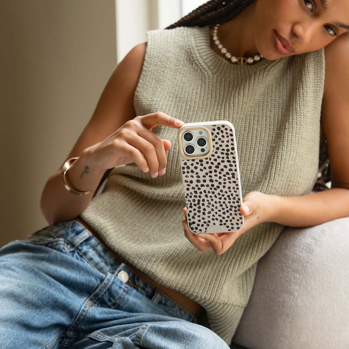 Almond Latte - Cute iPhone 13 Pro Case