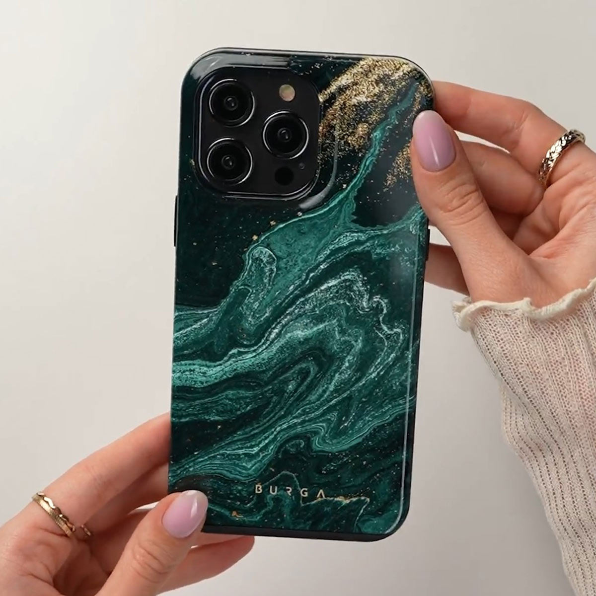 Emerald Pool - Elegant iPhone 12 Pro Max Case