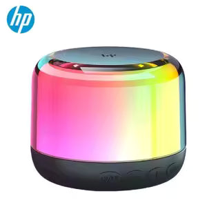 For Hp S03 for Bluetooth Speaker Wireless Mini Audio Portable RGB LED Battery BT 5.3 Waterproof Computer Desktop Home Car Use