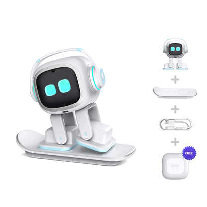 Smart Educational Robot Companion AI Toy Cute Emopet Quad Core CPU OLED Display 32GB Storage Android OS Mini Electronic Pet