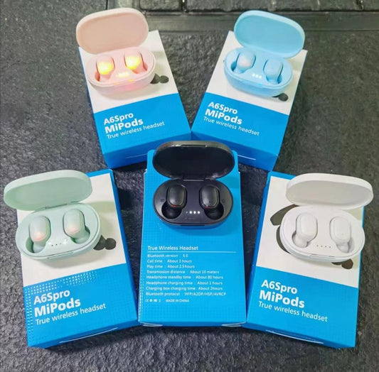 Cheap Price A6s Pro TWS Bt 5.0 True Wireless Earbuds Digital Display Stereo Wireless Charging IPX5 Waterproof