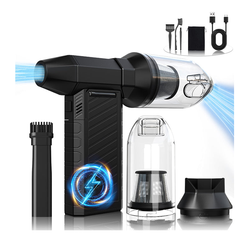 Portable Handheld Mini Vacuum Car Cleaner Brushless Motor 55M/S Wind Speed Stepless Speed Change Powerful Suction Wireless Air