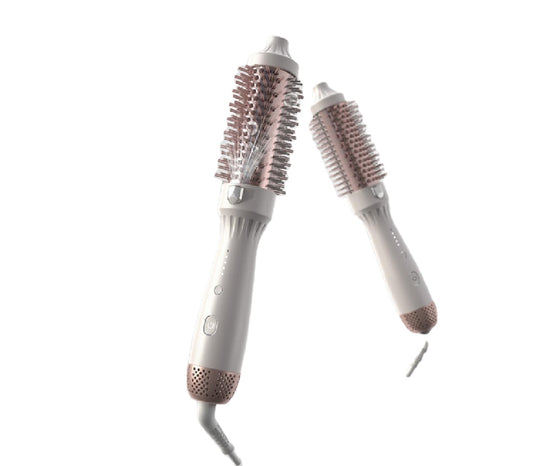 3 in 1 Professional Styling Hair Dryer Comb Hot Air Blow Brush with Interchangeable Brush & Rotate Head for Curling Hair