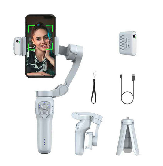 Wholesales L7Cpro Plus Phone Gimbal Stabilizer With Remote Gesture Control Ai Auto Face Tracking With Tripod Fill Light