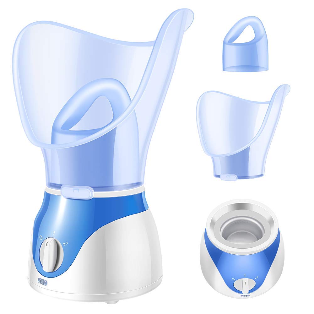 Hot Sale Blue Pink Purple Electric Home Use Professional Spa Face Facial Steamer for Spa
