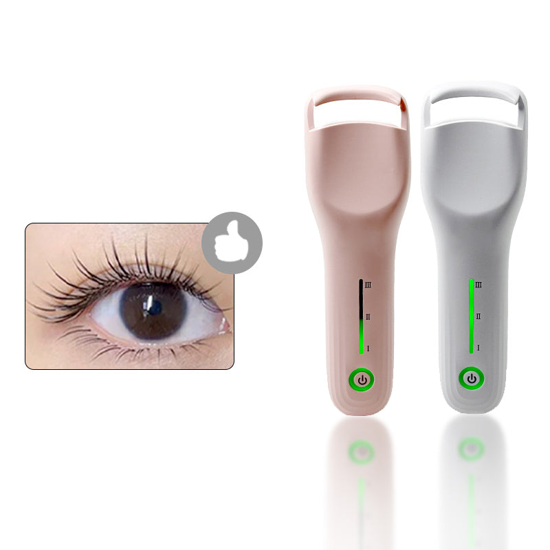 Portable Luxury Electric Heated Eyelash Curler Mini Eye Makeup Tool for Long Lasting Eyelash Curling