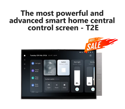 Golden Security 10.1" Multi-functional Smart Home Touch Screen Control Panel Zigbee Gateway Smart Home Kit Built in Alexa Voice
