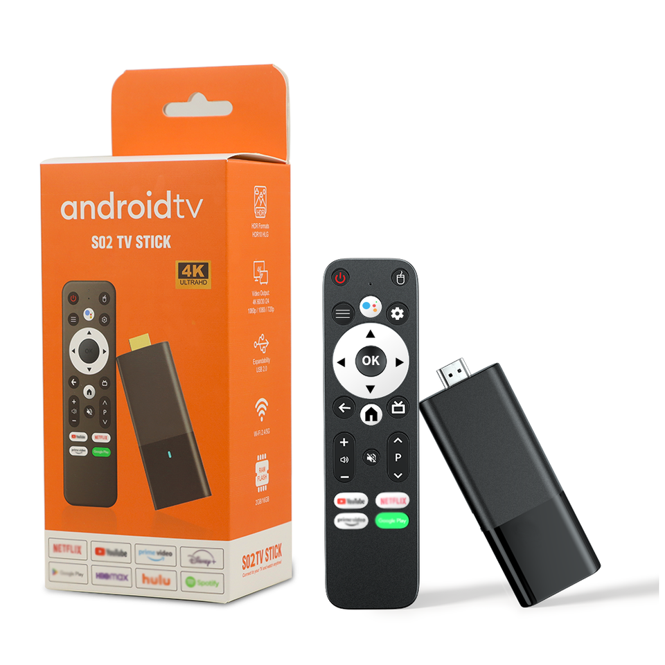 Factory Price Android TV Stick 4K Dual Wifi Voice Remote Control Allwinner H313 Chipset Mini Android TV Stick