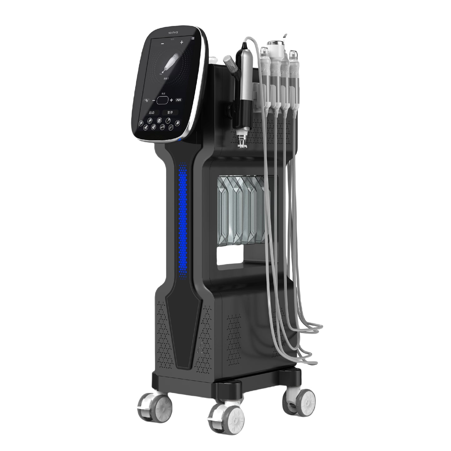 Multi Functional H2o2 Aqua Peel Facial Pore Cleaning Skin Rejuvenation Oxygen Jet Dermabrasion Machine