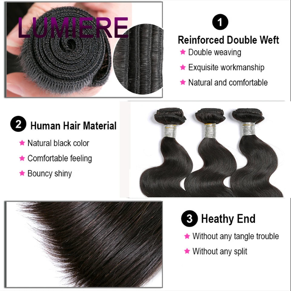 Loose Body Wave Virgin Raw Indian Wholesale Human Hair 3/4 Bundles Deal For Women Wet And Wavy Hair Weave Extension Double Weft