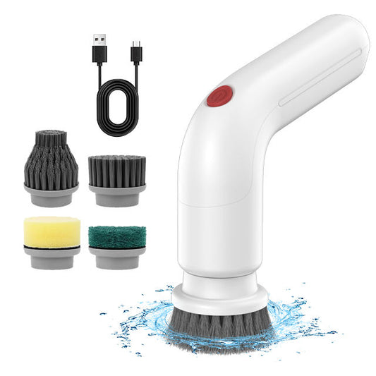 USB Cordless Eco-Friendly PVC Anti-Dust Electric Cleaning Brush Spin Scrubber Rotating 2000mAh Battery Computer Use Household