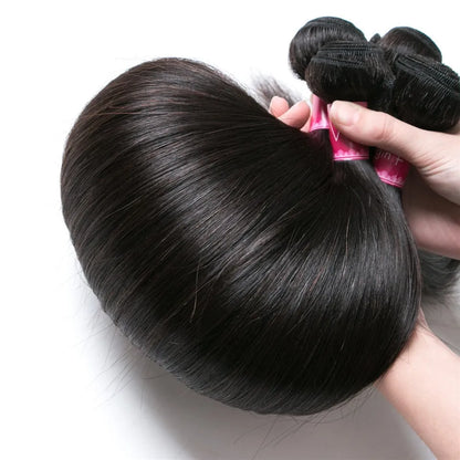 Vanlov Straight Hair Brazilian Straight Human Hair Weave Bundles Natural Black 1/3/4 pcs/lot 100% Human Hair Bundles Remy Hair