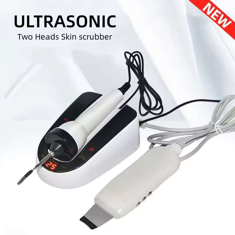 Professional Skin Scrubber Peeling Blackhead Remover Deep Face Cleaning Lifting Ultrasonic Skin Scrubber