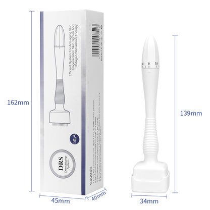 High Quality DRS140A Micro Derma Roller Adjustable Titanium Microneedle Stamp for Face Hair Beard Care Home Use Micromassage