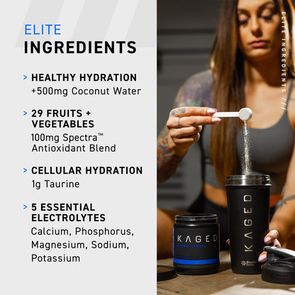 Kaged Hydra-Charge Electrolyte Drink Mix