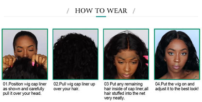 200 Density 13x4 13x6 HD Lace Frontal Human Hair Wigs Straight 360 Lace Frontal Wig PrePlucked 5x5 Closure Lace Wig Remy Hair