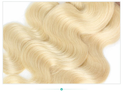 Monstar 1/3/4 613 Blonde Hair Extension Brazilian Hair Weave Bundles Body Wave Remy Human Hair Long 26 28 30 32 34 36 38 40 Inch