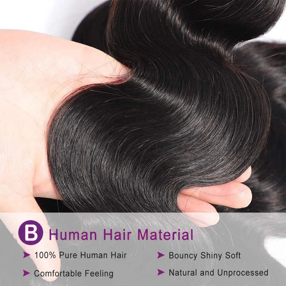 Loose Body Wave Virgin Raw Indian Wholesale Human Hair 3/4 Bundles Deal For Women Wet And Wavy Hair Weave Extension Double Weft