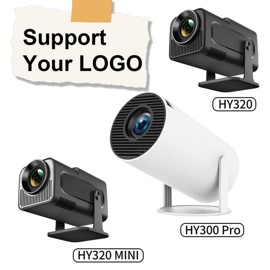 4K HY300 Pro HY320 Mini Projector Portable Android Video Projector Proyector 4k Wifi Mirror Screen Mini Portable Projector 4K