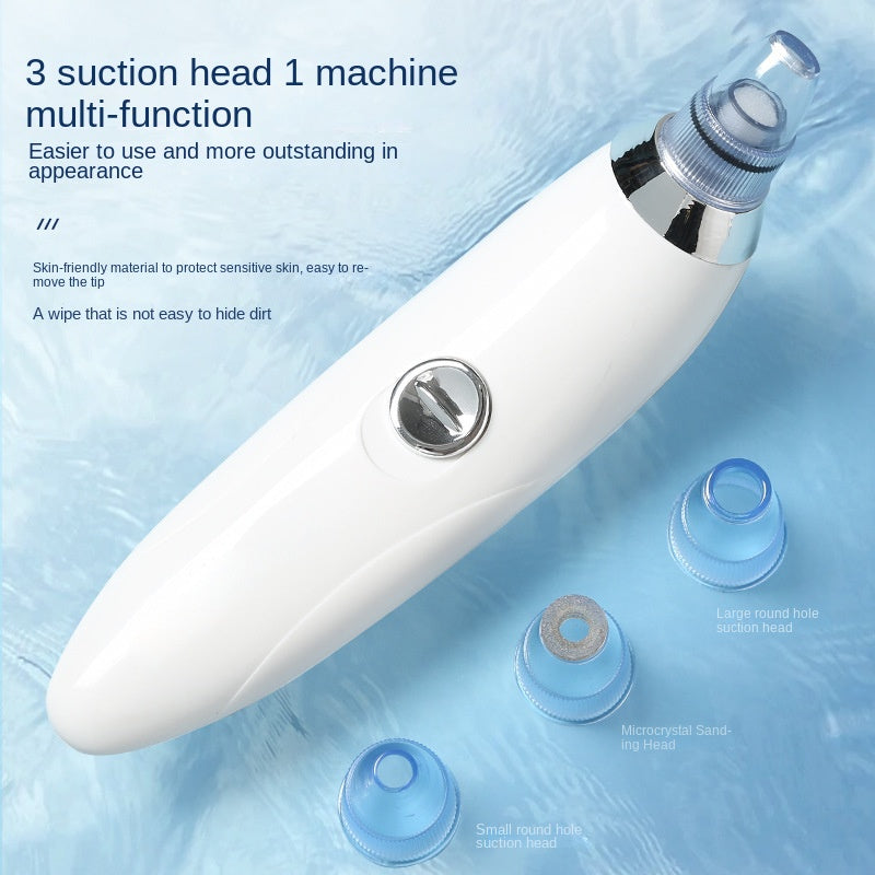 Factory Low Price Wholesale Hand Held Blackhead Remover Vacuum Electric Cleansing Pore Cleaner with 4 Suction Heads