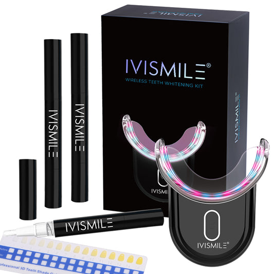 2024 IVISMILE Oral Fresh and Whitening Teeth Kit With 32 LED Whitening Light OEM ODM