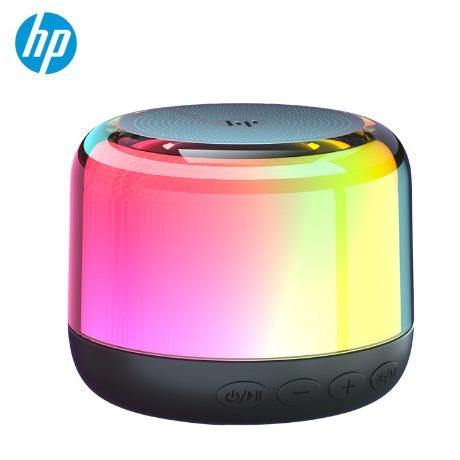For Hp S03 for Bluetooth Speaker Wireless Mini Audio Portable RGB LED Battery BT 5.3 Waterproof Computer Desktop Home Car Use