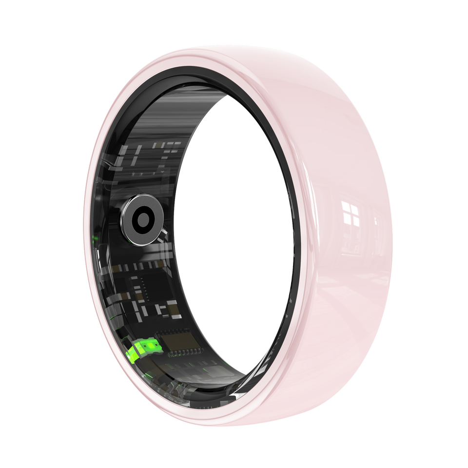 R12 Fitness Tracking Ring with 24/7 Reminder of Anniversary 5 ATM Waterproof Swimming Rings for Men Women Multi Sport Ring