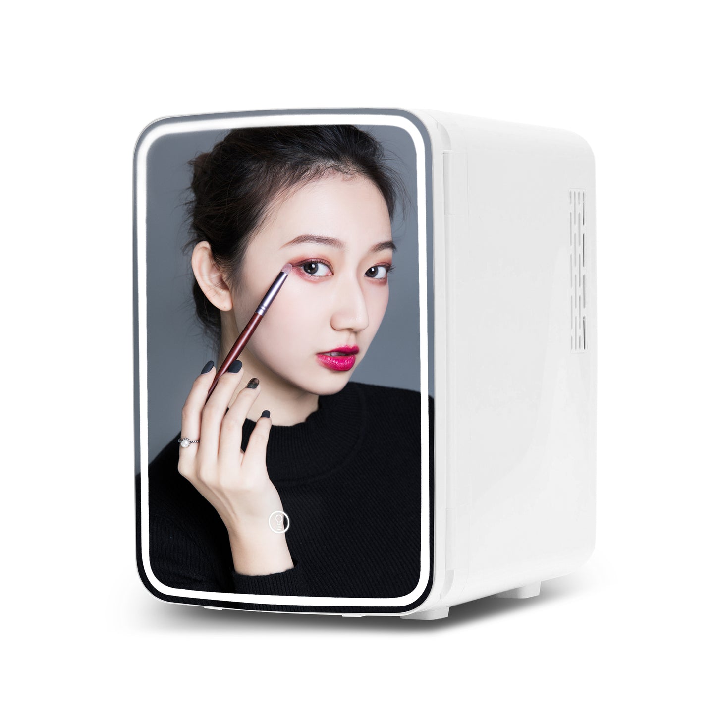 Wholesale Portable Makeup Fridge Small Refrigerator Custom Glass Door 10L Mini Fridge