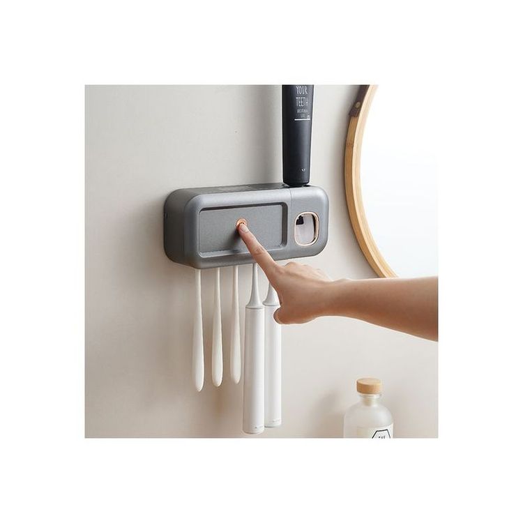 Wholesale Automatic Toothpaste Dispenser 5 Mins Dry Uvc Sterilizer Toothbrush Head Electric Toothbrush Holder
