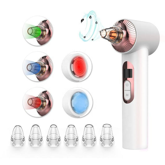 Visual Blackhead Device Small Bubble Beauty Device Hot and Cold Pimple Removal Blackhead Suction Blackhead Cleaner