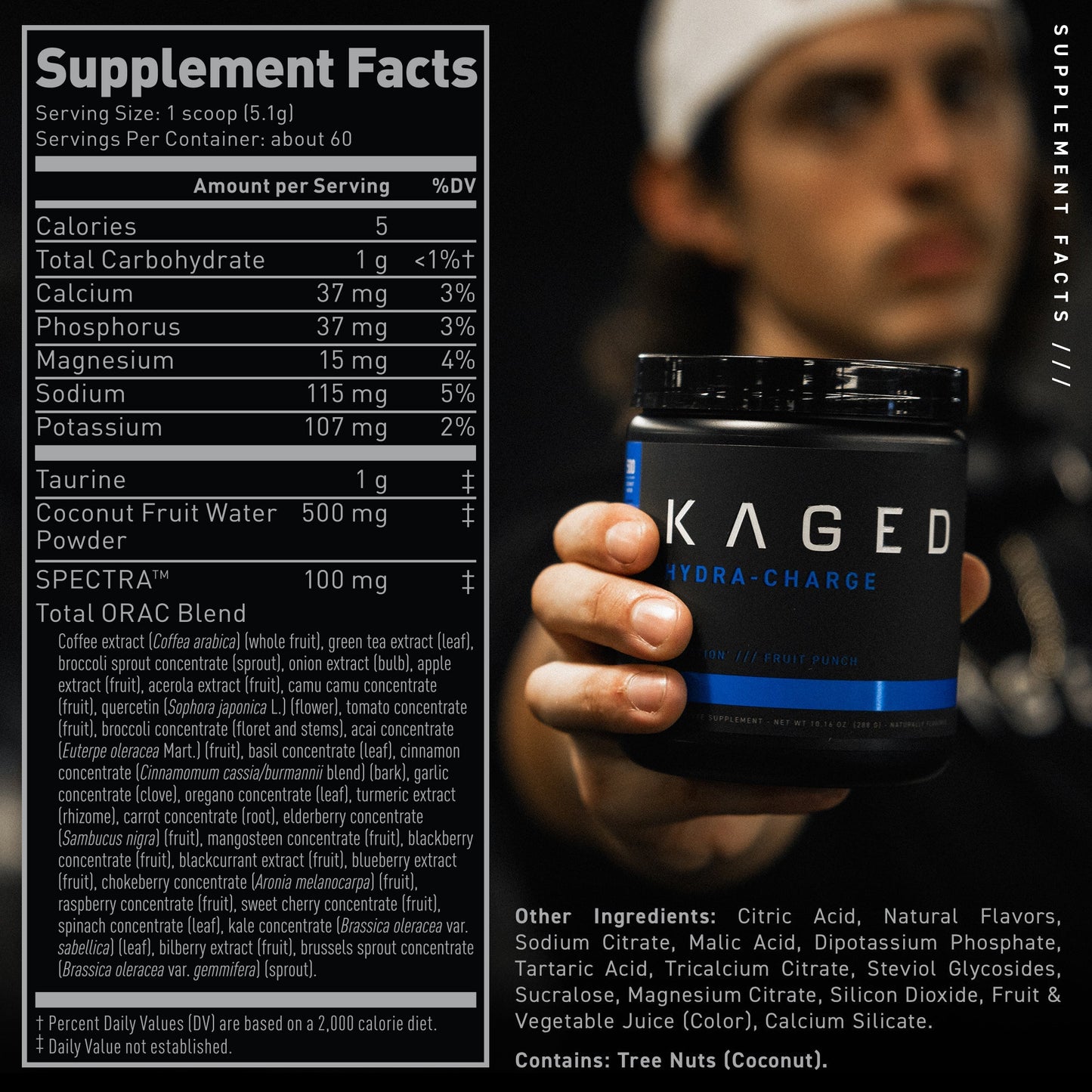 Kaged Hydra-Charge Electrolyte Drink Mix