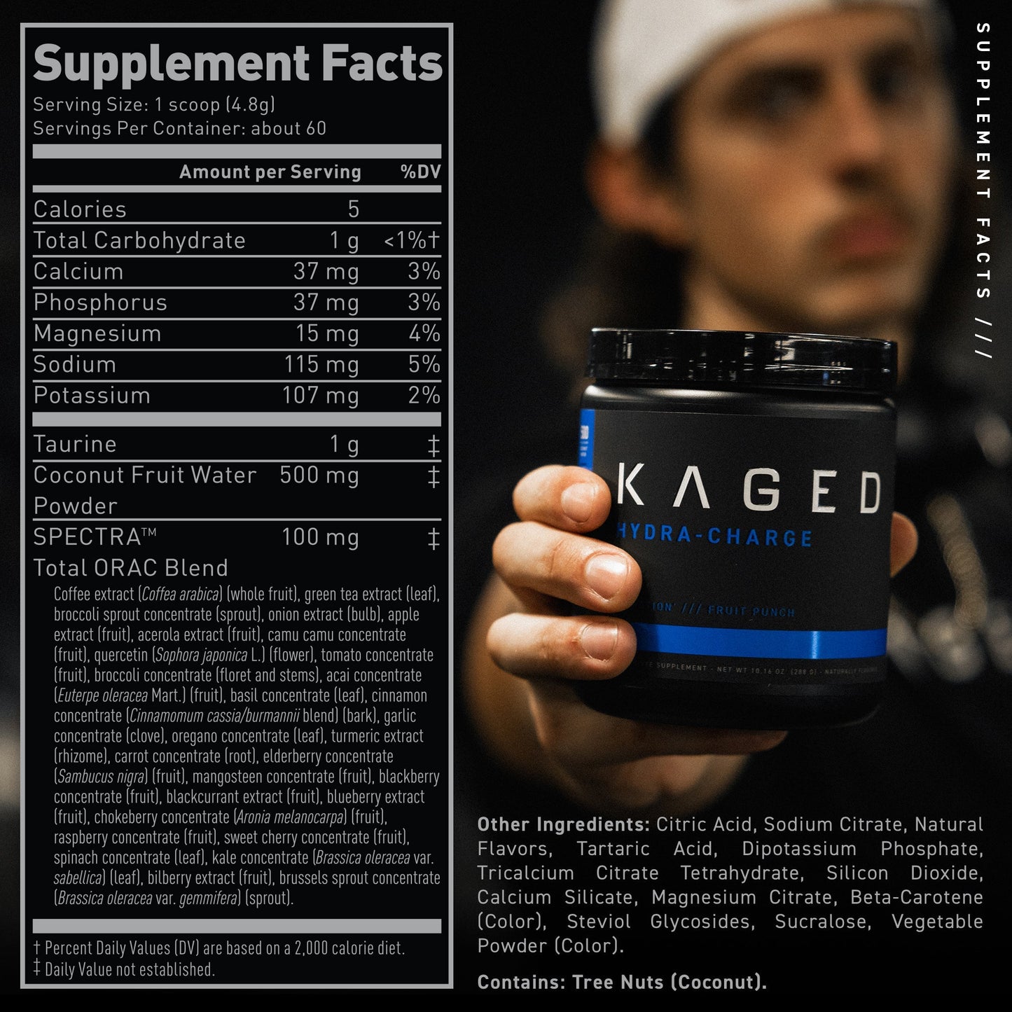 Kaged Hydra-Charge Electrolyte Drink Mix