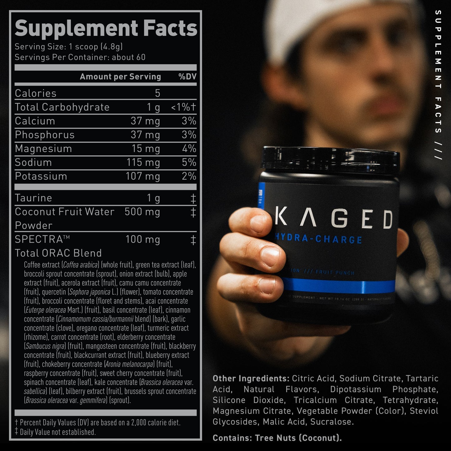 Kaged Hydra-Charge Electrolyte Drink Mix
