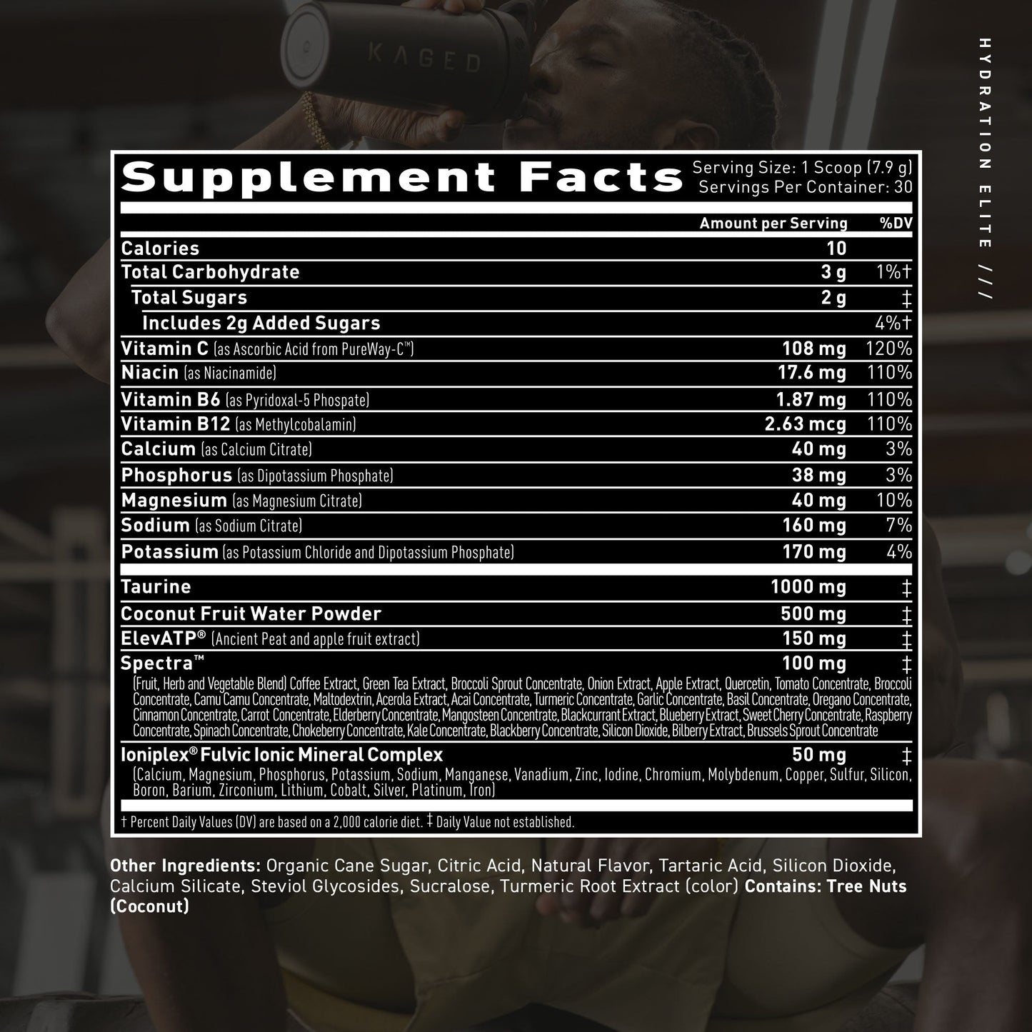 Kaged Hydration Elite Electrolyte Drink Mix