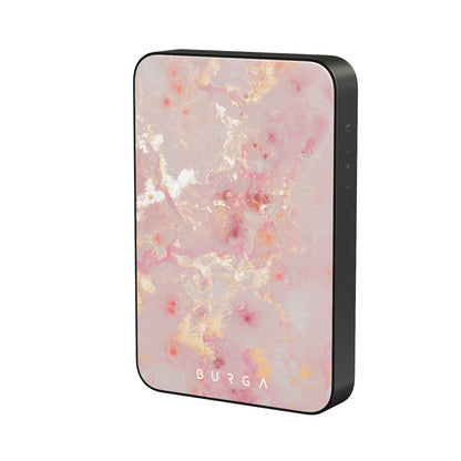 Golden Coral - Pink Magnetic Power Bank