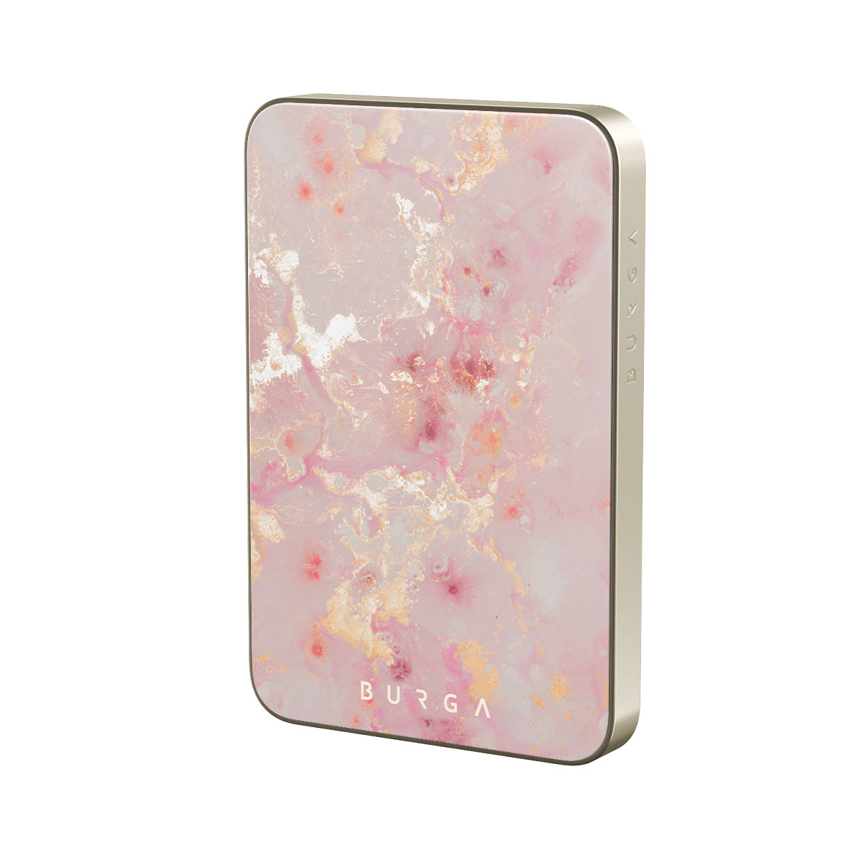 Golden Coral - Pink Magnetic Power Bank